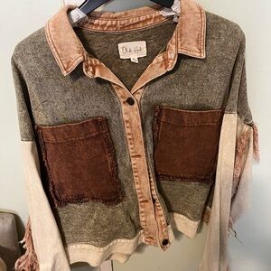 Oli & Hali Earthy Tone Denim Jacket